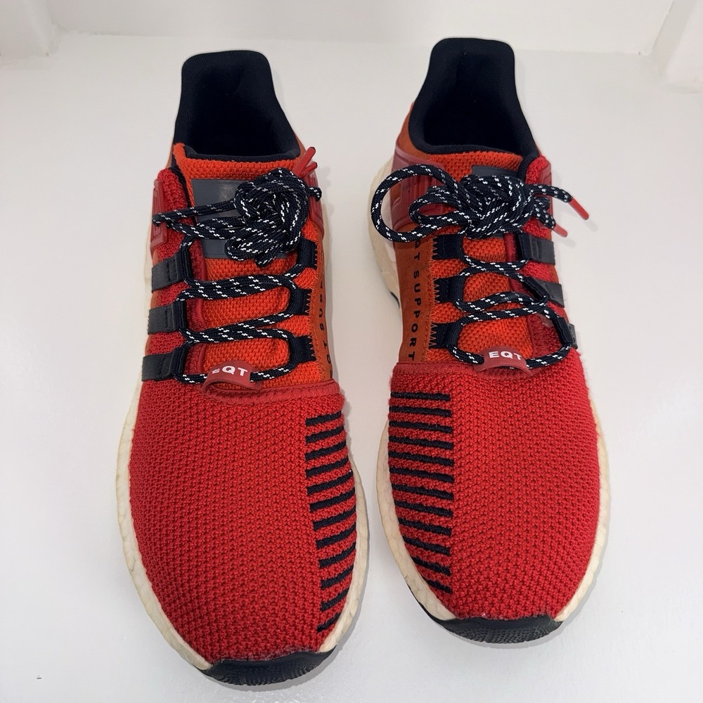 adidas EQT Support 93/17 Men's Sneakers Red/Core Black/Scarlet Size 12 - Picture 3 of 13